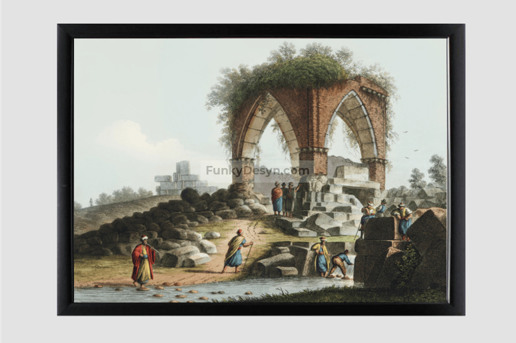 Fountain of Serpents from Views in the Ottoman Dominions, in Europe, in Asia, and some of the Mediterranean islands (1810) illustrated by Luigi Mayer (1755-1803).