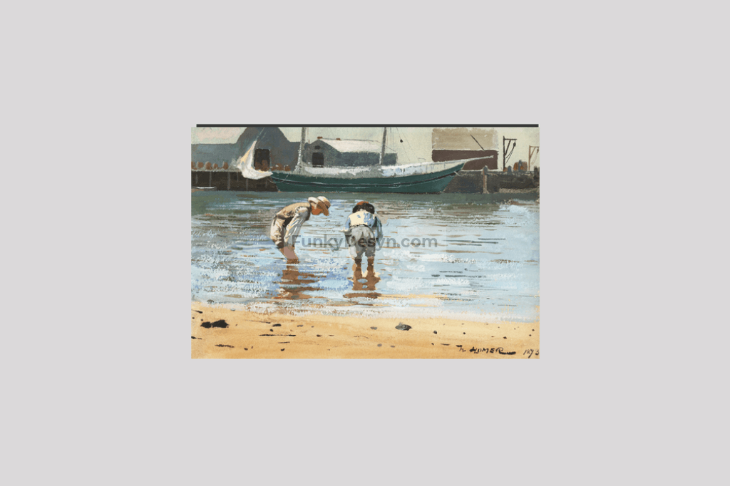 Boys Wading (1873) by Winslow Homer