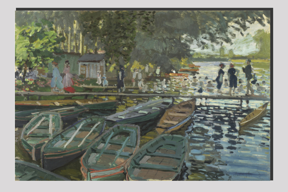 Claude Monet's Bathers at La Grenouillère (1896)