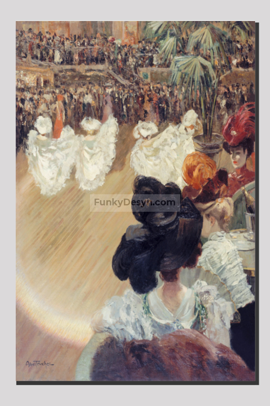 Quadrille at the Tabarin Ball (1906) by Louis Abel-Truchet.