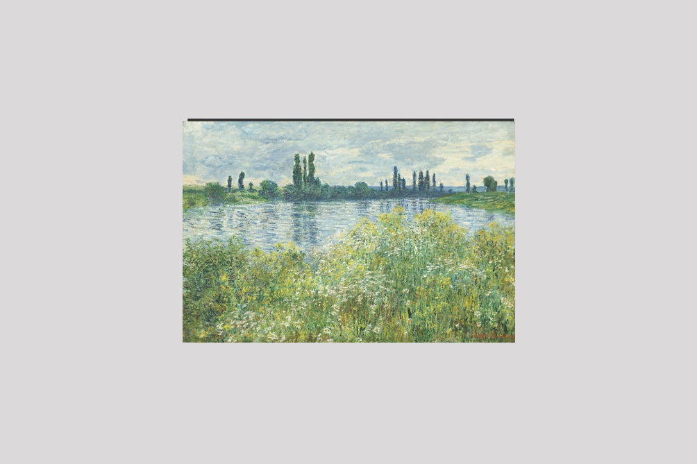 Banks of the Seine, Vétheuil (1880) by Claude Monet