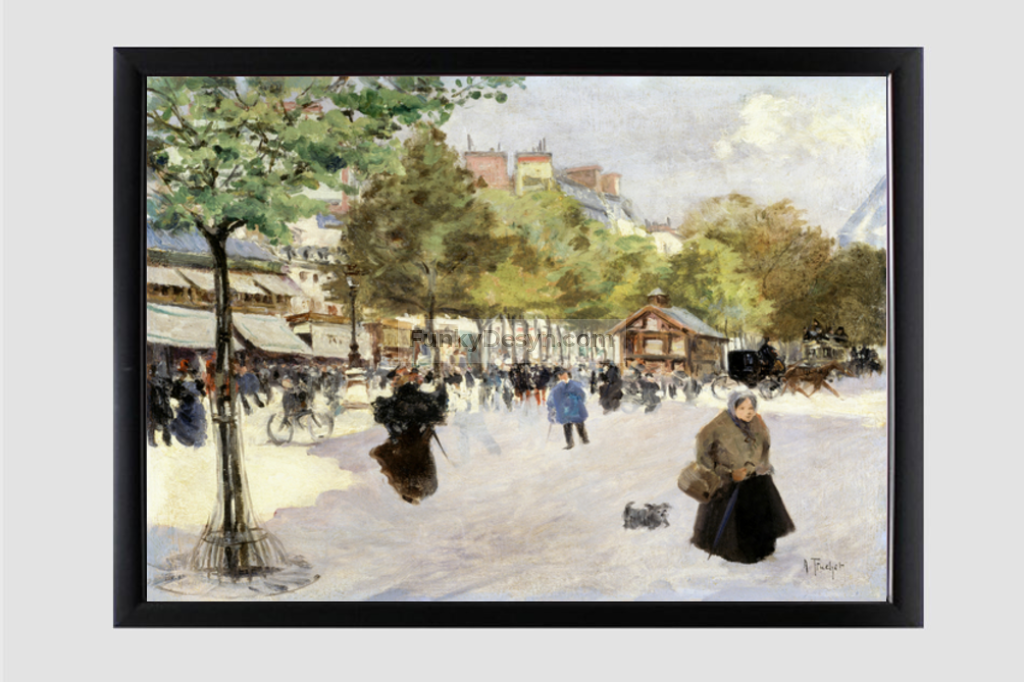 Boulevard de Clichy (1895) by Louis Abel-Truchet.
