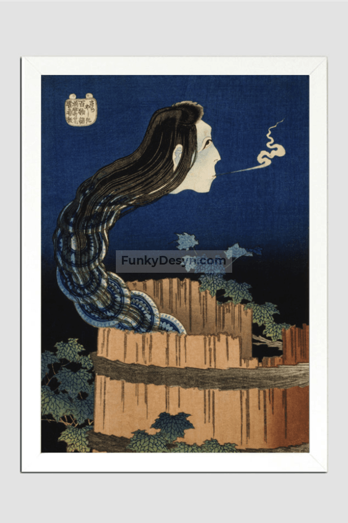 The Plate Mansion by Katsushika Hokusai (1760-1849)