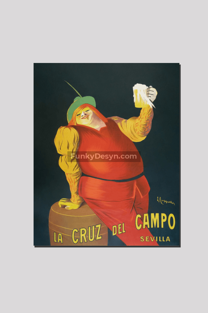 La Cruz del Campo beers (1906) by Leonetto Cappiello