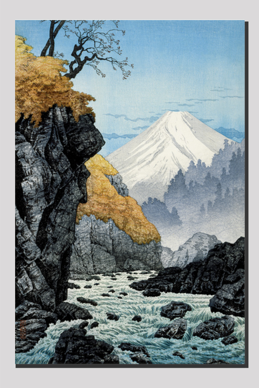 Foot of Mount Ashitaka (1932) print in high resolution by Hiroaki Takahashi.