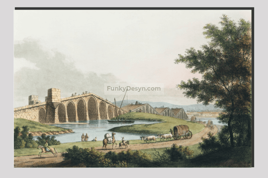Ponte grande  by Luigi Mayer (1755-1803).