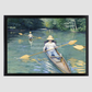 Skiffs (1877) painting  by Gustave Caillebotte