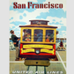 United Airlines San Francisco Vintage Poster 11.7X16.54 Inches/ Rolled Decor