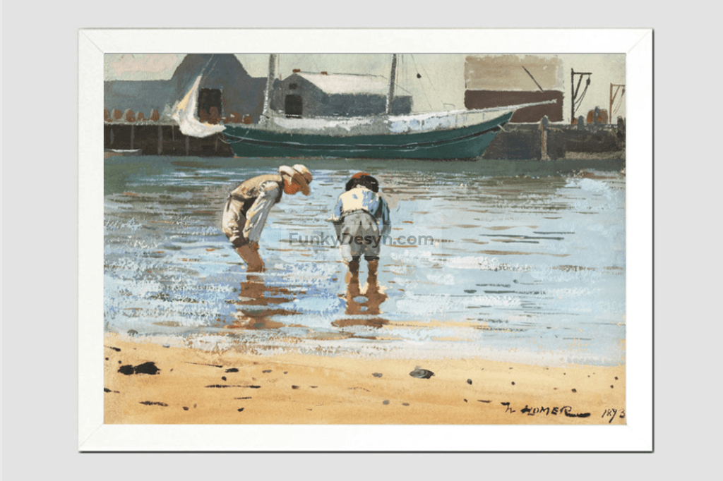 Boys Wading (1873) by Winslow Homer