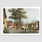 Caravansary at Kustchiuk Czemege from Views in the Ottoman Dominions, in Europe, in Asia, and some of the Mediterranean islands (1810)  by Luigi Mayer (1755-1803).