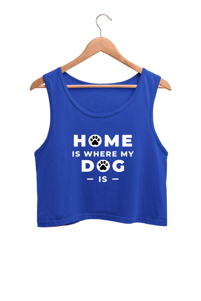 Black and White Fun Home and Lifestyle - Crop Tank
