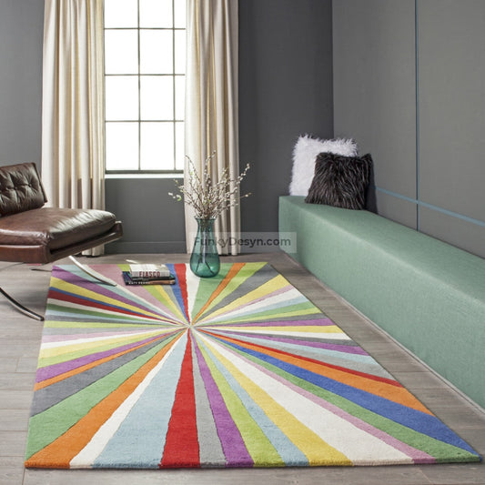 Delhi Hand-Tufted Rug, Multi