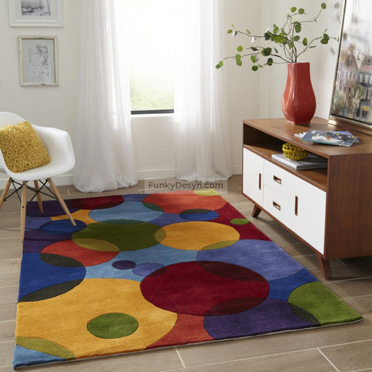 New Wave Hand-Tufted Rug, Multi