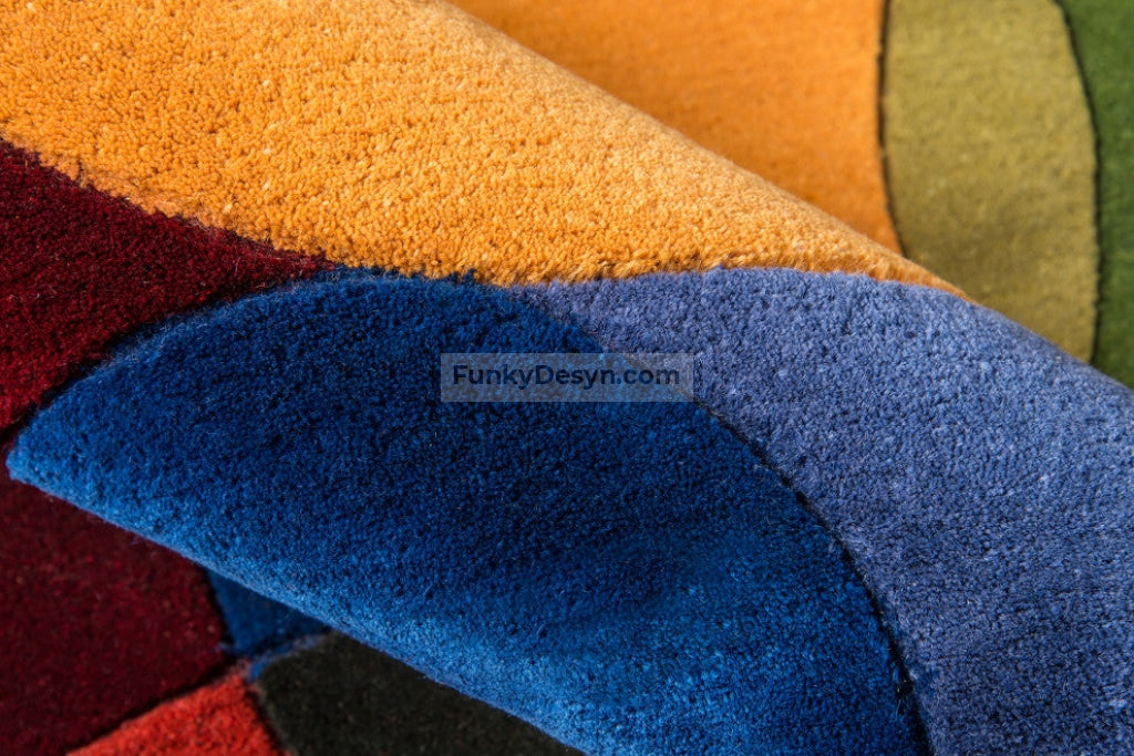 New Wave Hand-Tufted Rug, Multi