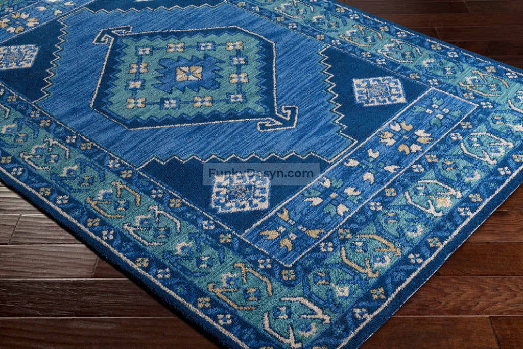 Arabia Transitional Blue  Rug