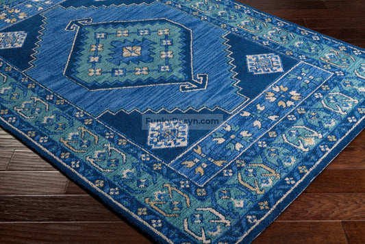 Arabia Transitional Blue  Rug