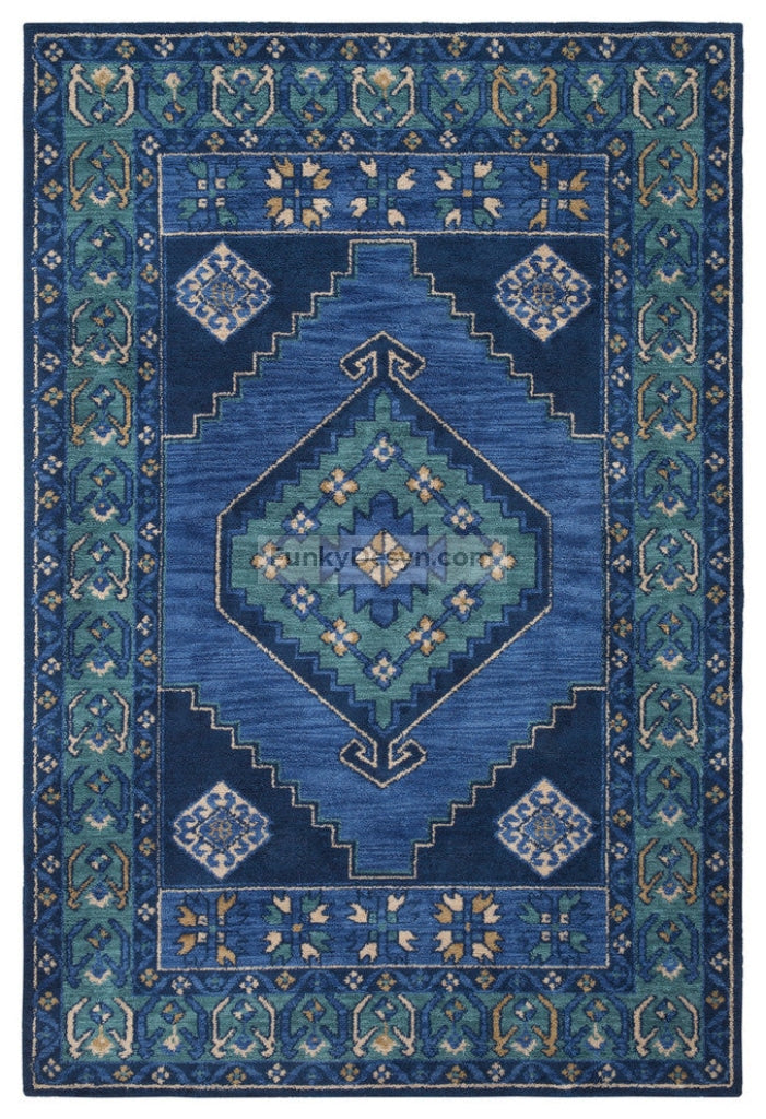 Arabia Transitional Blue  Rug