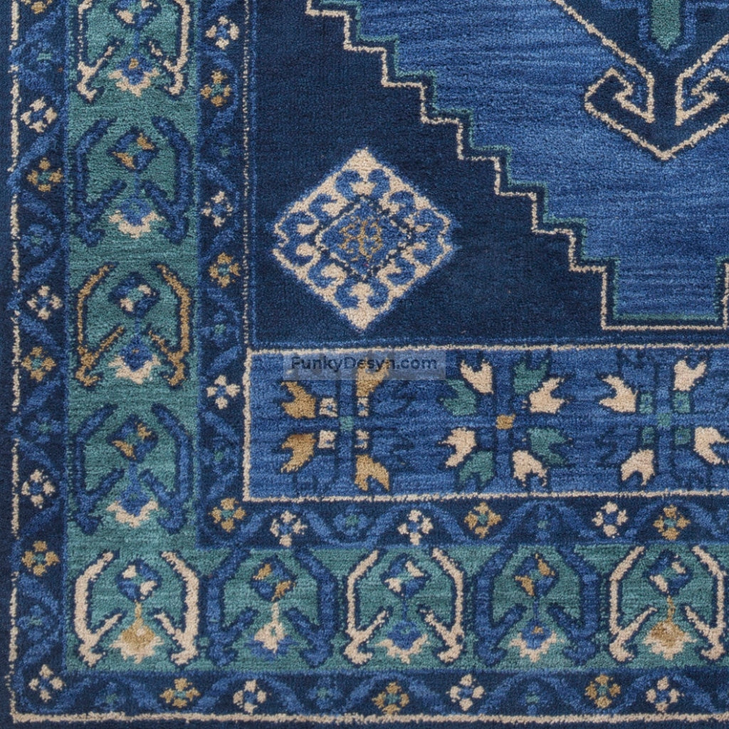 Arabia Transitional Blue  Rug