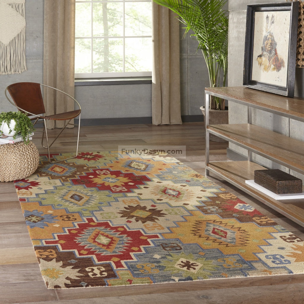 Tangier Tan  Multi Rug