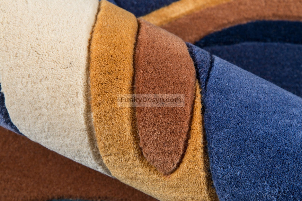 New Wave Blue Rug