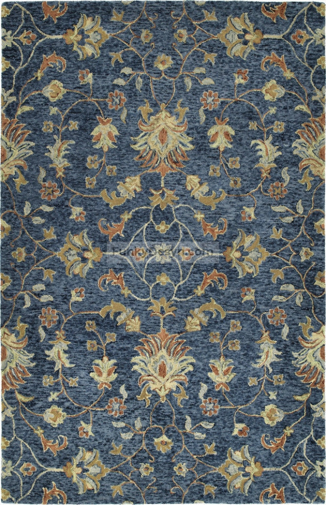 Chancellor Hand-Tufted Indoor Area Rug, Denim