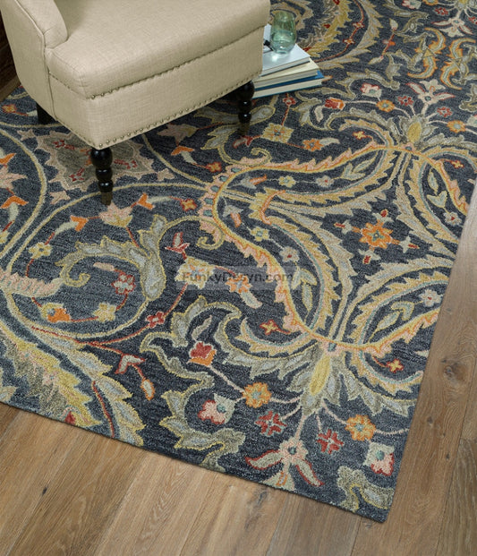 Helena Pewter Hand-Tufted Rug