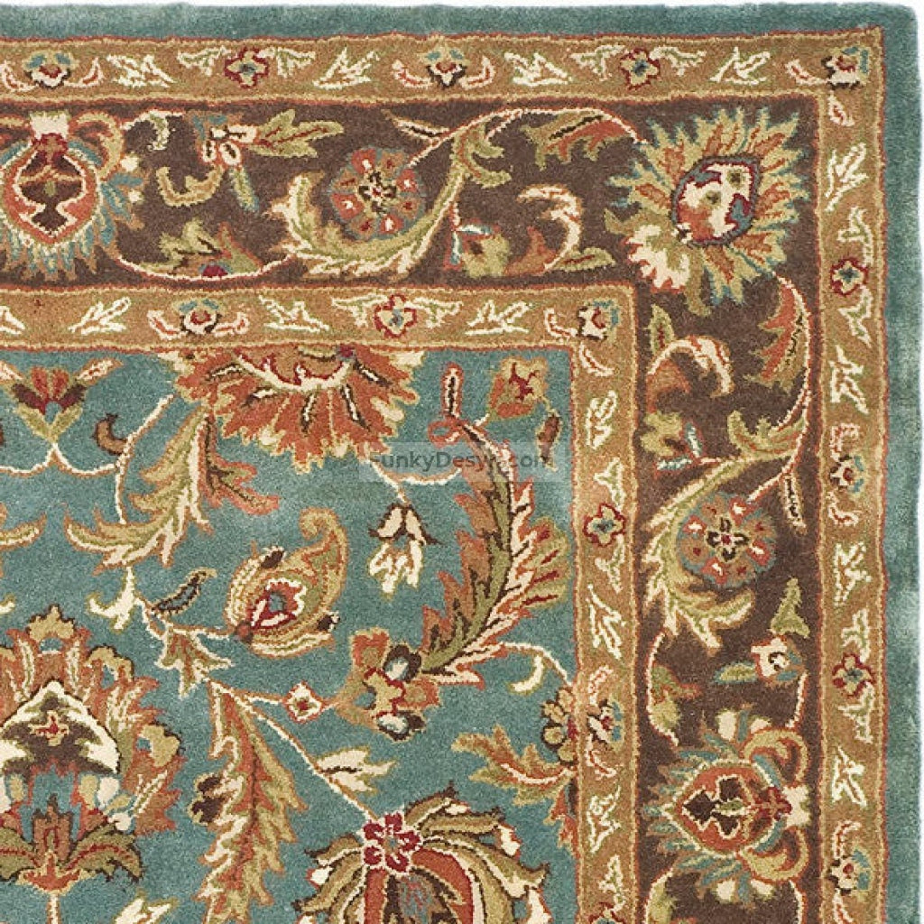 Brown/Blue Area Rug