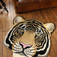 Tiger Head Hand Tufted Rug