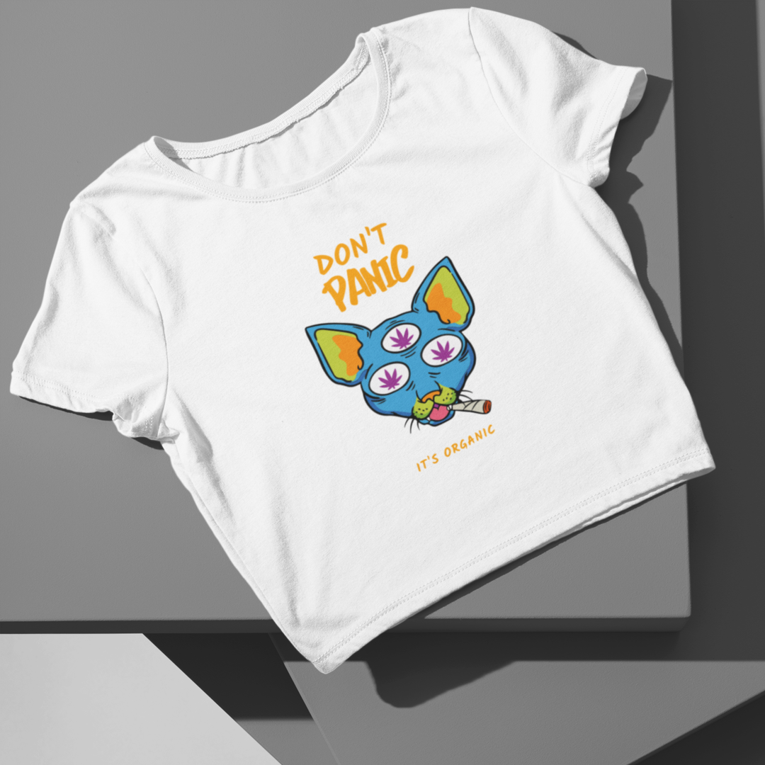 Don't Panic Its Organic - Crop Top