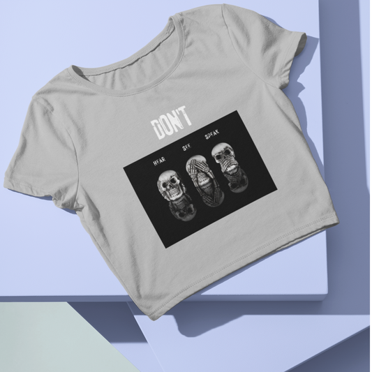 Bold Skulls - Crop Top