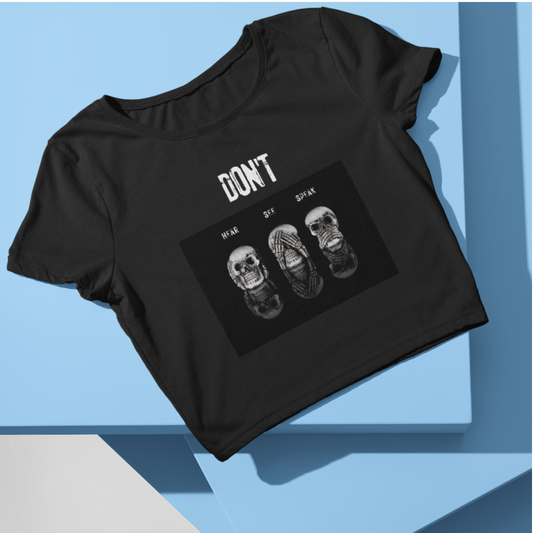 Bold Skulls - Crop Top
