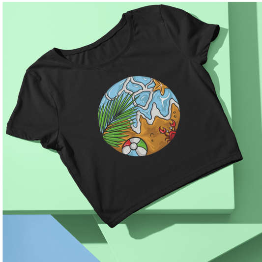 Minimalist Beach Crop Top