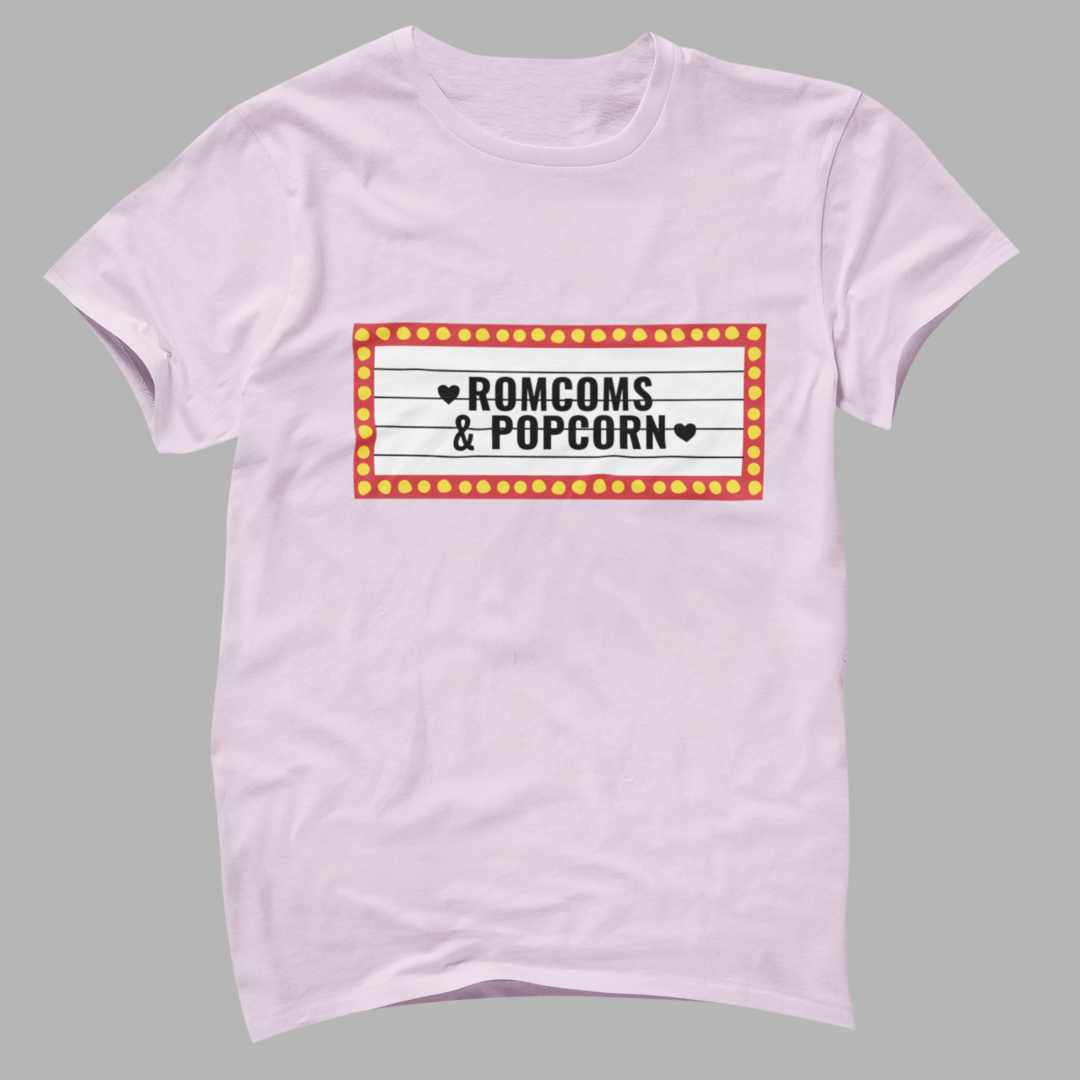 Black Red Yellow Marquee Modern Film Movies Pop Culture- Unisex T-Shirt