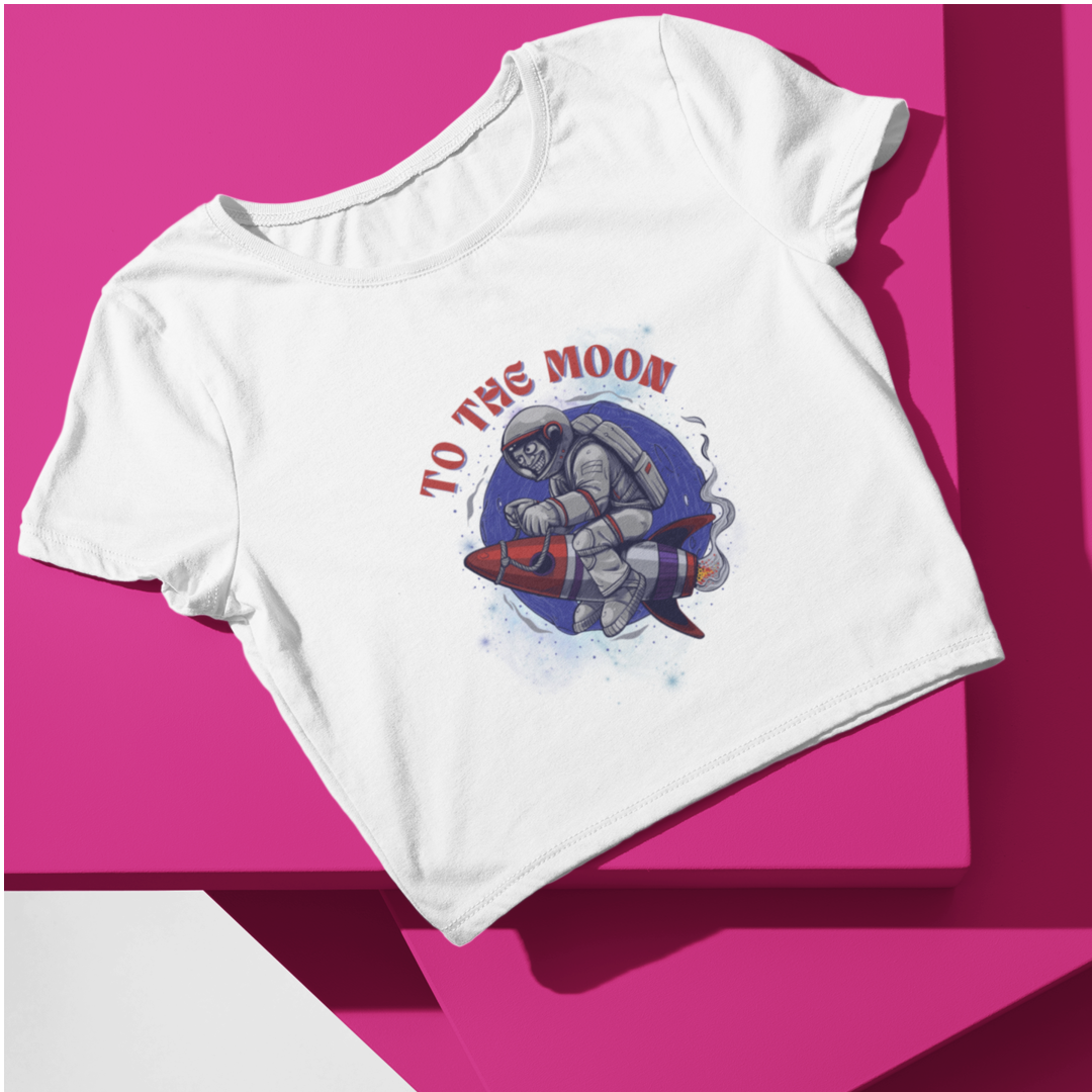 To The Moon - Crop Tops