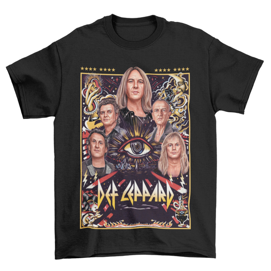 Def Leppard - Oversized Premium T-Shirt , Unisex