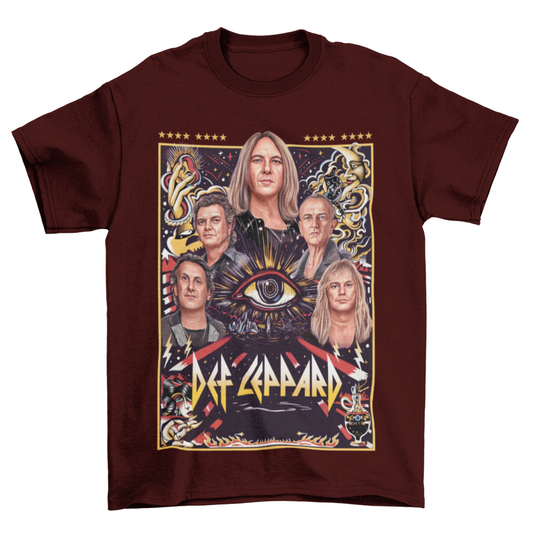Def Leppard - Oversized Premium T-Shirt , Unisex