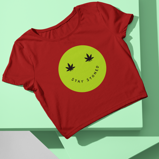 420 Stay Stoned - Crop Top